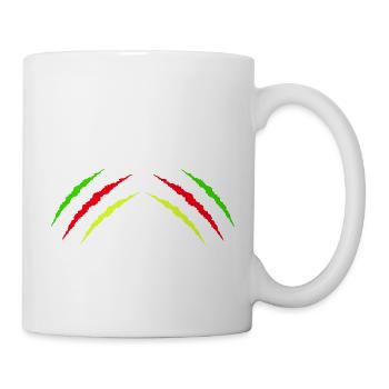 krallen kurdistan 2 - Tasse - Weiß - Rechts
