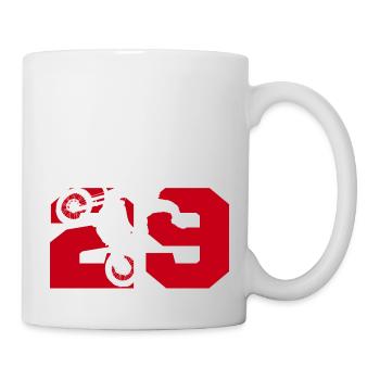 Moto 29 Biker - Tasse - Weiß - Rechts