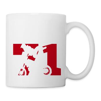 Moto 71 biker - Mug - white - Right