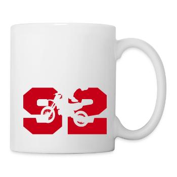 Moto 92 biker - Mug - white - Right