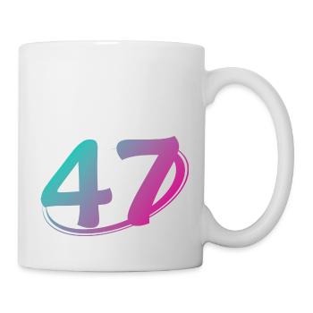 Number 47 multicolor - Mug - white - Right