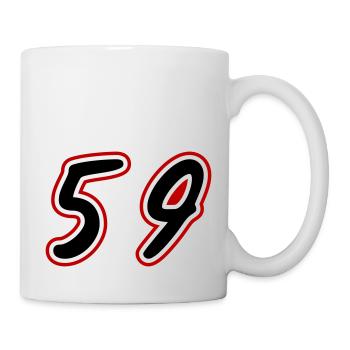 59 Number Symbol - Mug - white - Right