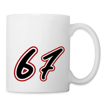 67 Number Symbol - Mug - white - Right