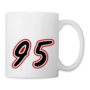95 Number Symbol - Mug - white - Right