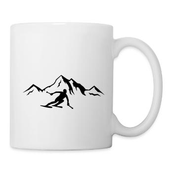 Ski Mountains 01 - Mug - white - Right