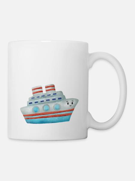 Boot - Tasse - Weiß