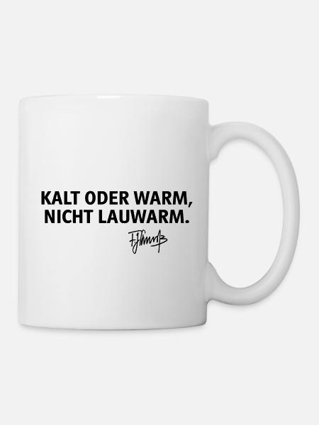 FJS- lauwarm - Tasse - Weiß