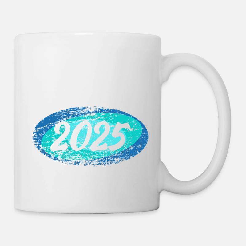 Retro 2025 - Tasse - Weiß