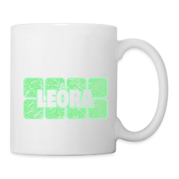 First name Leora - Mug - white - Right