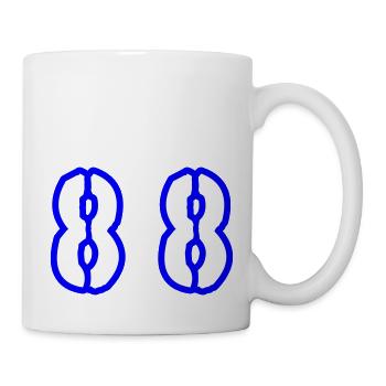 88 Number Symbol - Mug - white - Right