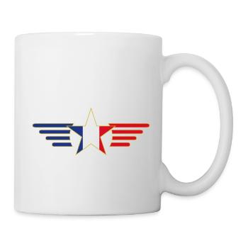 I Love France Elegance Style Design T-Shirt - Mug blanc - blanc - Droite