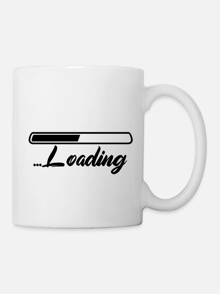 loading - Tasse - Weiß