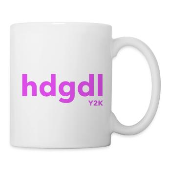 hdgdl hab dich gaz doll lieb magenta Jahr2000 - Tasse - Weiß - Rechts