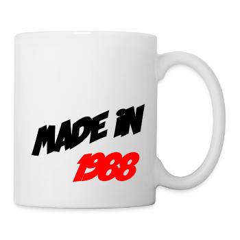 Made in 1988 - Mug blanc - blanc - Droite