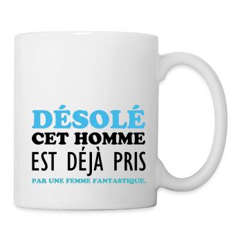 Sorry, dieser Mann ist schon vergeben - Tasse - Weiß - Rechts