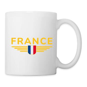 I Love France Elegance Style Design Outfits - Mug - white - Right