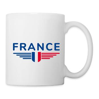 I Love France Elegance Style Design Outfits - Mug - white - Right