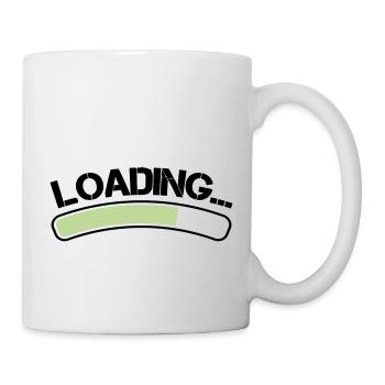 loading - Tasse - Weiß - Rechts