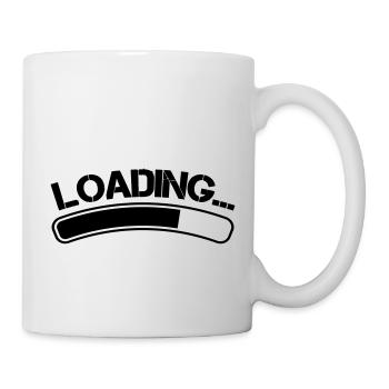 Loading - Tasse - Weiß - Rechts