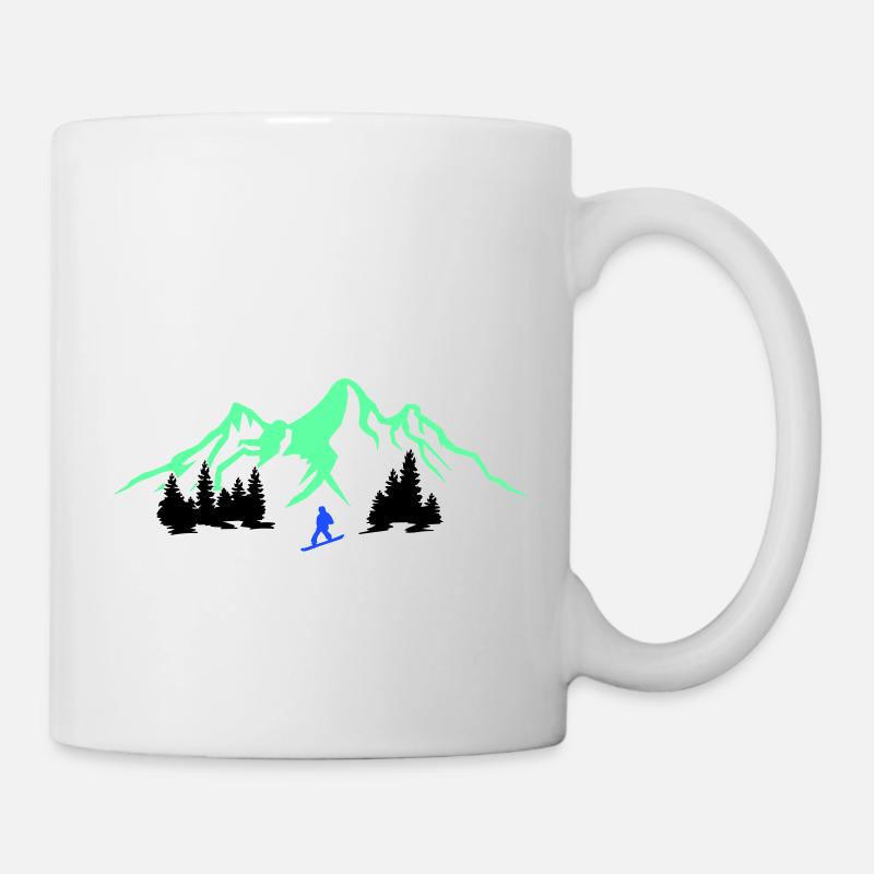 Snowboarding - Tasse - Weiß