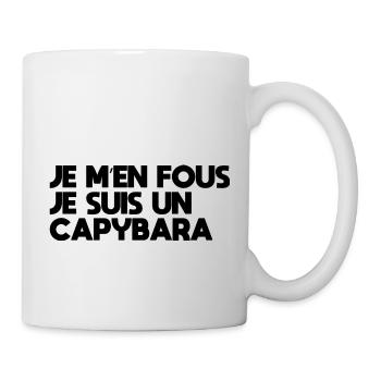 I Don't Care, I'm a Capybara - Sweet Capybara - Mug - white - Right
