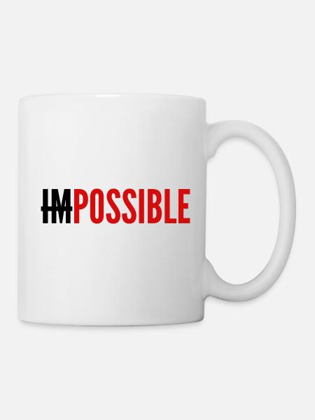 IMPOSSIBLE - POSSIBLE - Mug blanc - blanc