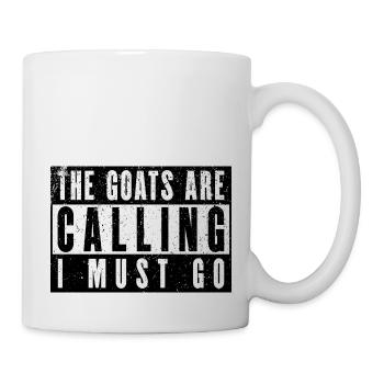 The goats are calling – time to go - Mug - white - Right