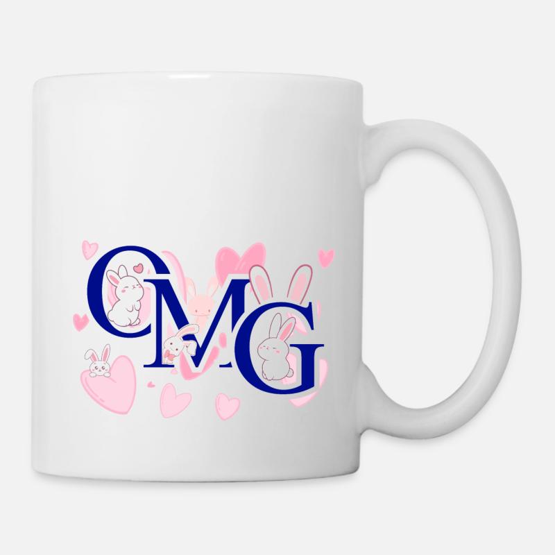 Omg pink - Mug - white