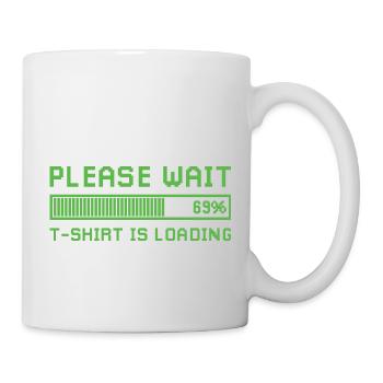 Bitte warten, das Design lädt. - Tasse - Weiß - Rechts