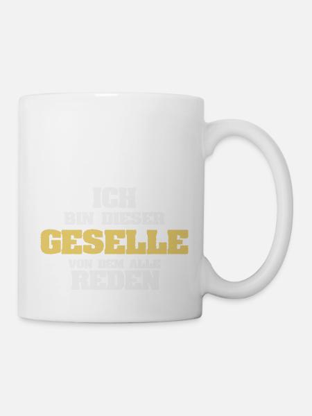Geselle als Beruf - Tasse - Weiß