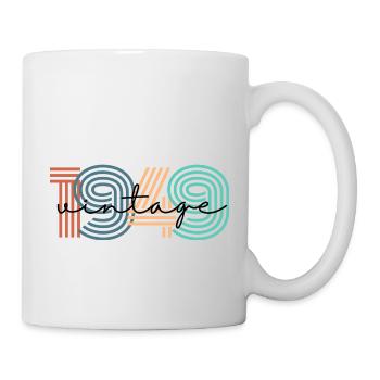 1949 vintage rétro - Mug blanc - blanc - Droite