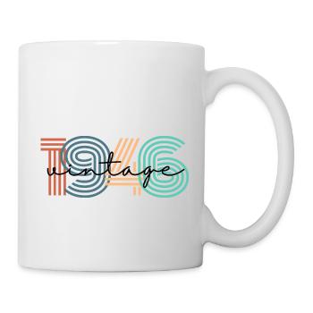 1946 vintage rétro - Mug blanc - blanc - Droite