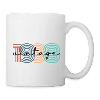 1938 Vintage Retro - Tasse - Weiß - Rechts