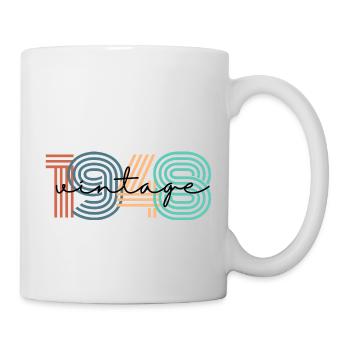 1948 vintage rétro - Mug blanc - blanc - Droite