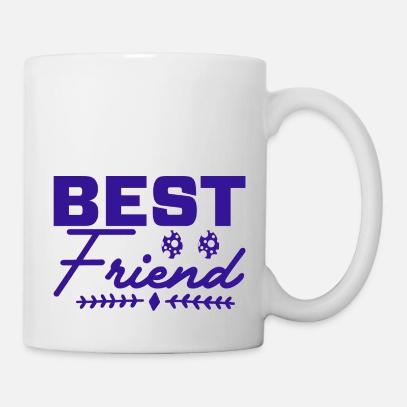 t shirt meilleure amie - Mug blanc - blanc