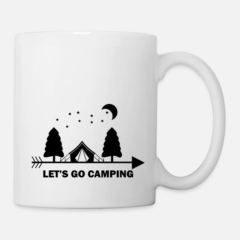 Camping camping-car caravane dicton amusant - Mug blanc - blanc
