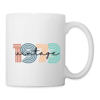 1973 vintage rétro - Mug blanc - blanc - Droite