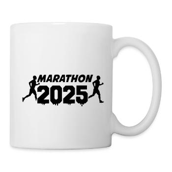Marathon 2025 - Mug blanc - blanc - Droite