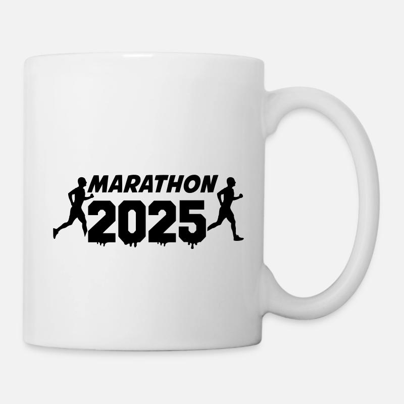 Marathon 2025 - Tasse - Weiß