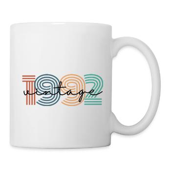 1992 vintage rétro - Mug blanc - blanc - Droite