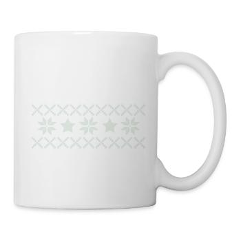 Winter Norway Pattern - Mug - white - Right