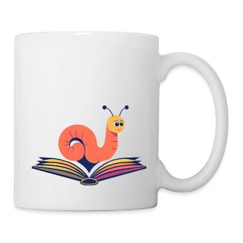 Vibrant Bookworm - Mug - white - Right