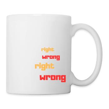 I'm always right - Mug - white - Right