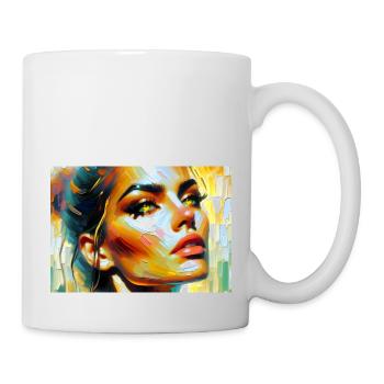 Elle... - Mug blanc - blanc - Droite