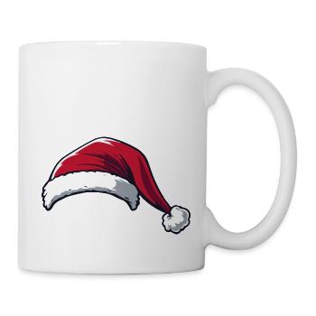 Chapeau de Noël Père Noël - Mug blanc - blanc - Droite