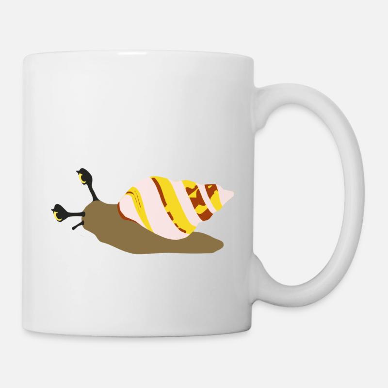 Snail rose - Mug - white