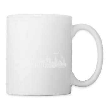 Berlin Skyline - Tasse - Weiß - Rechts