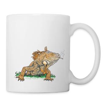 Iguana // Illustration - Mug - white - Right