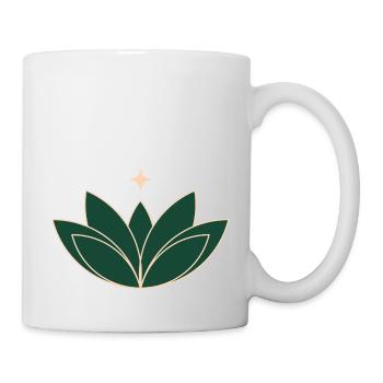 Lotus Lotusblüte - Tasse - Weiß - Rechts