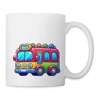 Bus - Tasse - Weiß - Rechts